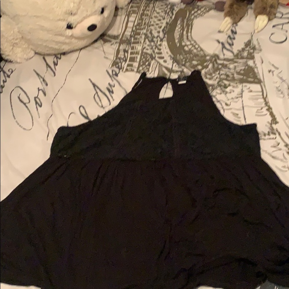 Black Babydoll Top